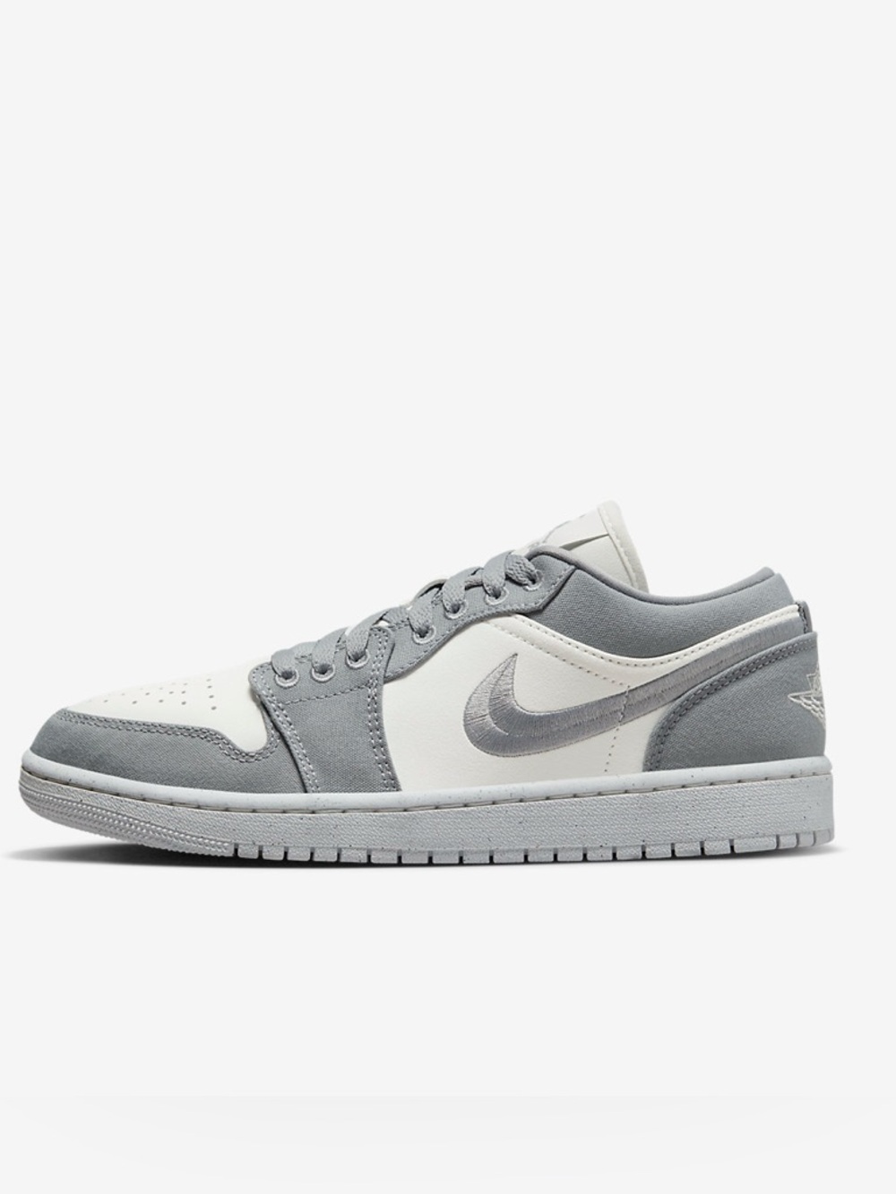 Nike Women's Air Jordan 1 Low SE Light Steel Grey Size 7.5 original box near new - Picture 5 of 12